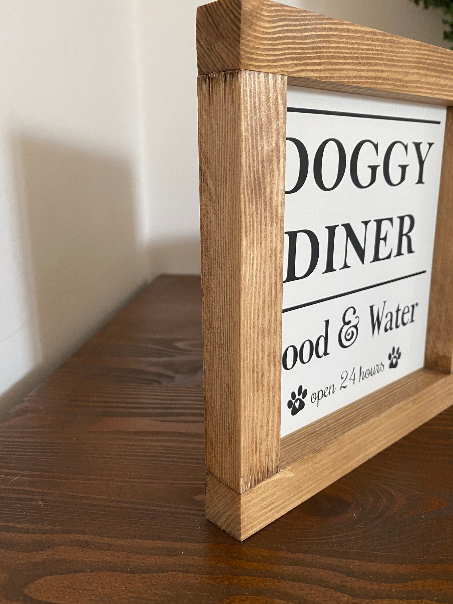 Doggy Diner Hund Hundefutter Futterplatz Schild Etsy