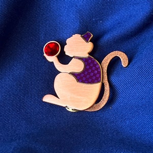 Monkey Sidekick Pin