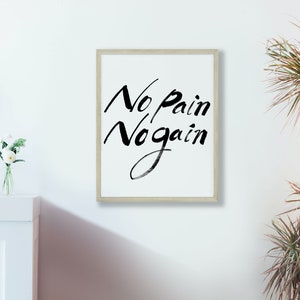 Motivational quote wall art Wall art quote print Handwritten | Etsy