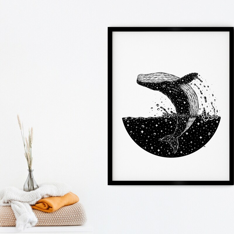Humpback Whale Print - Etsy