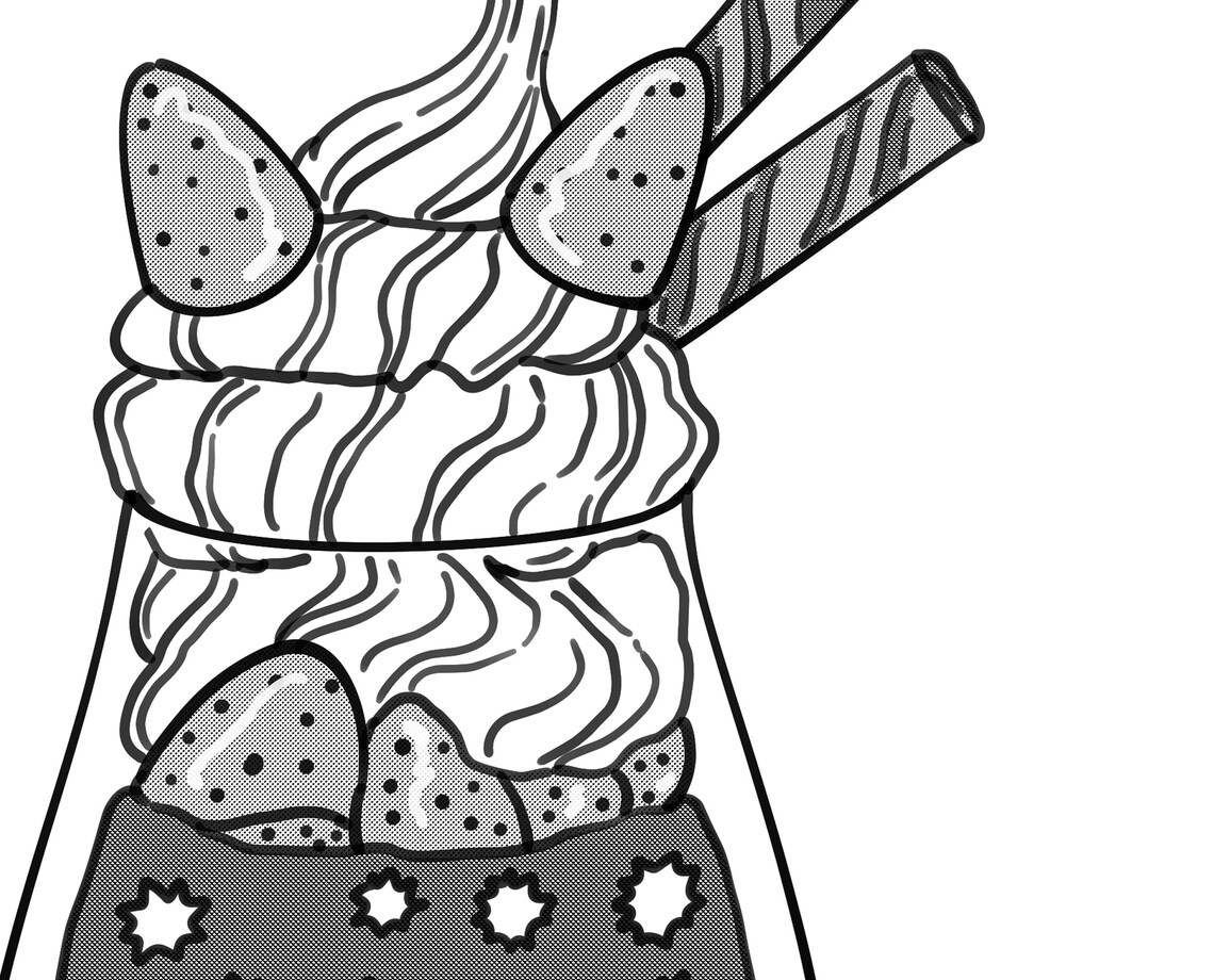Monochrome Ice Cream Wall Art Food Art Printable Kitchen | Etsy
