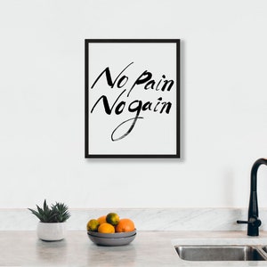 Motivational quote wall art Wall art quote print Handwritten | Etsy