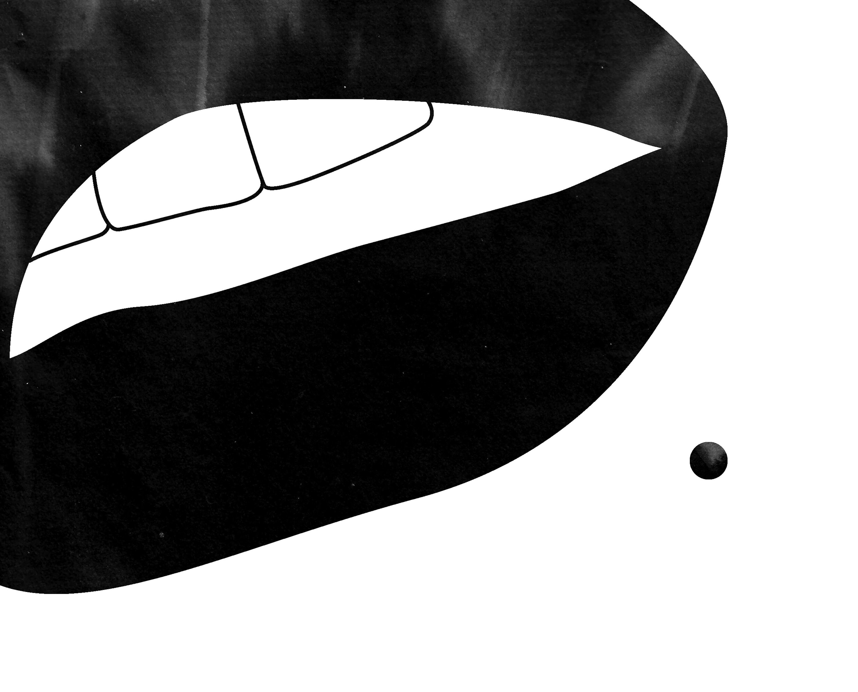 Black and White Lips Wall Art Lips Print Beauty Room Decor Etsy