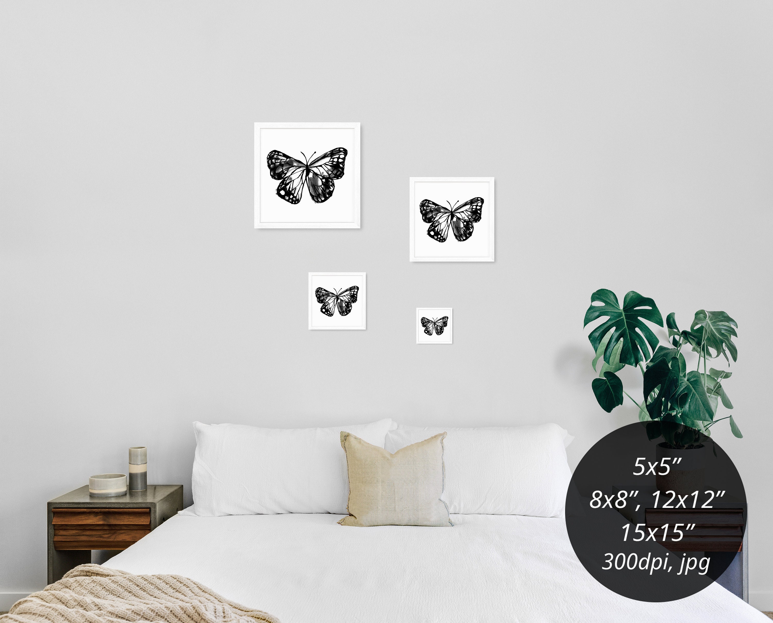 Butterfly wall art Room decor Insect wall decor Butterfly Etsy