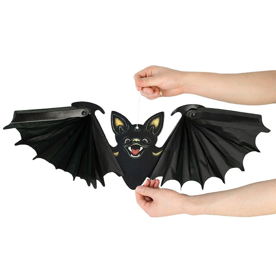 Halloween Paper Bat Hanging Ornament Black Bat Props for Etsy