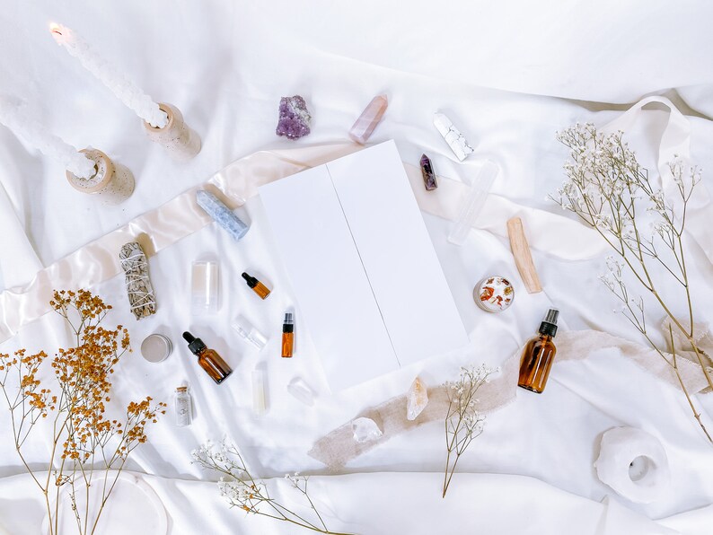 Wellness Advent Calendar for Adult Complete With Mindful Gifts crystals