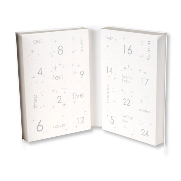 Advent Calendar Hybrid Folding Magnetic Gift Box Empty and Reusable