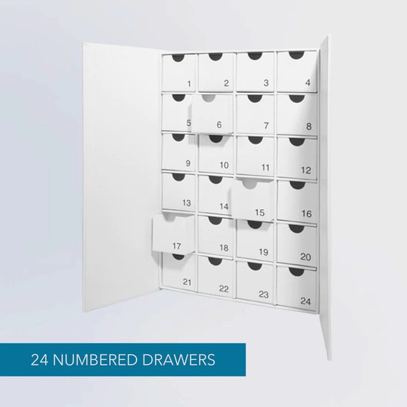 Advent Calendar Gift Box Magnetic Empty and Reusable - Etsy