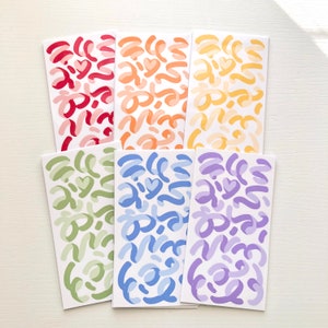 Confetti Ribbon Deco Sticker Sheet/polco/korean Deco Stickers/kpop