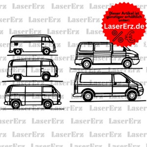 VW Bulli T1 T2 T3 T4 T5 Transporter/Bus/Van Sticker