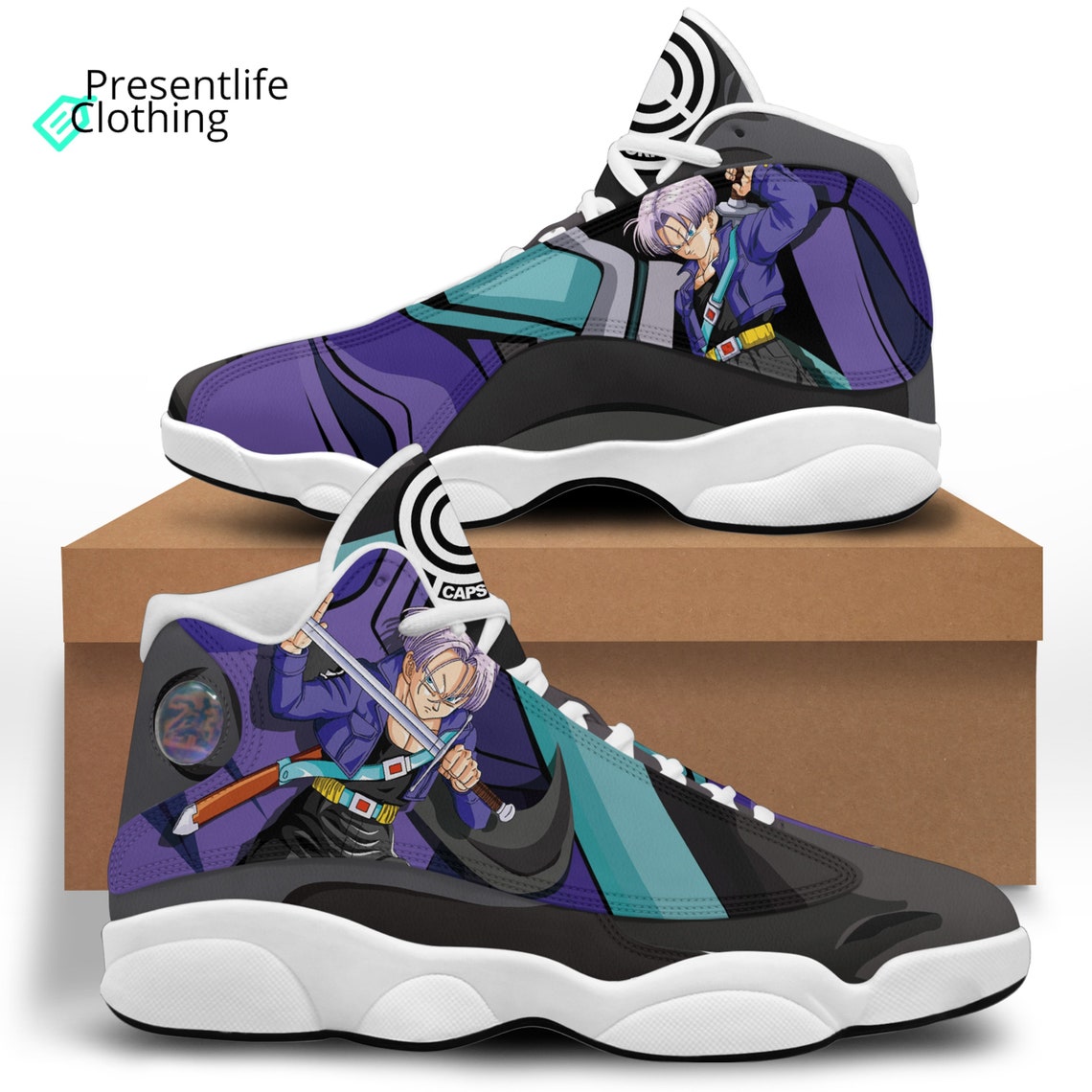Future Trunks Air Jordan 13 Dragon Ball Z Gear Anime Air