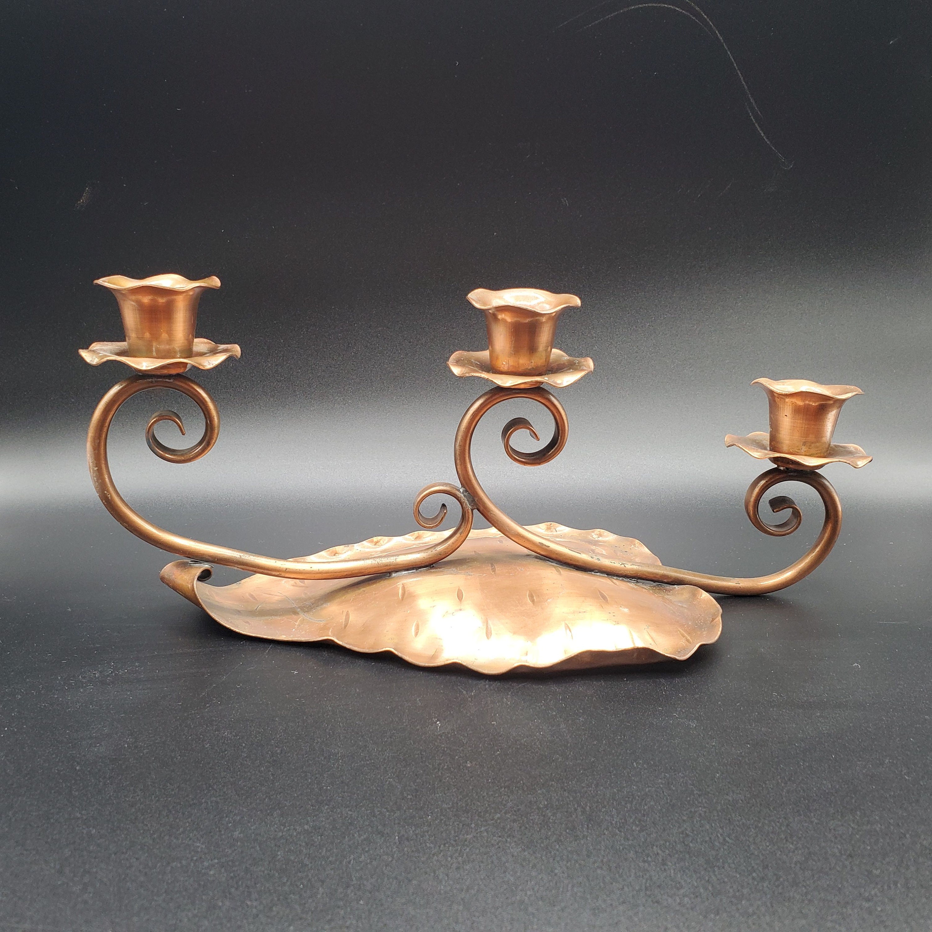 GregorianCopper CandleHolder ServingTray