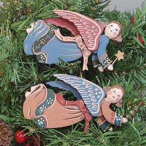 Kurt Adler Wooden Santa Ornament - Etsy display picture 1