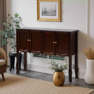 European and American style solid wood console table, Entrance hall, Living room decoration cabinet.