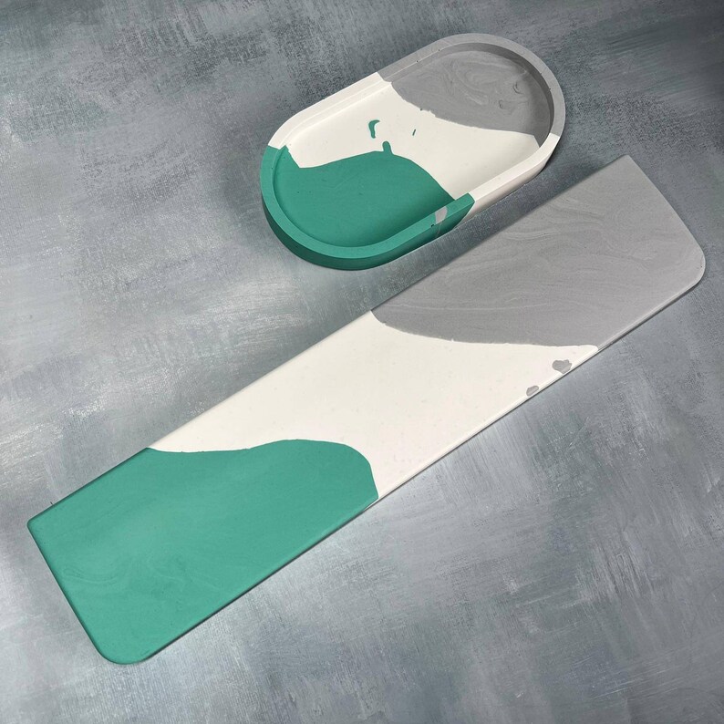 Concrete Wrist Rest Desk Tidy Wrist Rest Computer Etsy