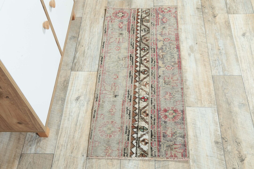 Turkish Small Rug 2x4, Vintage Rug, Front Mat, Entryway Rug, Door Mat ...