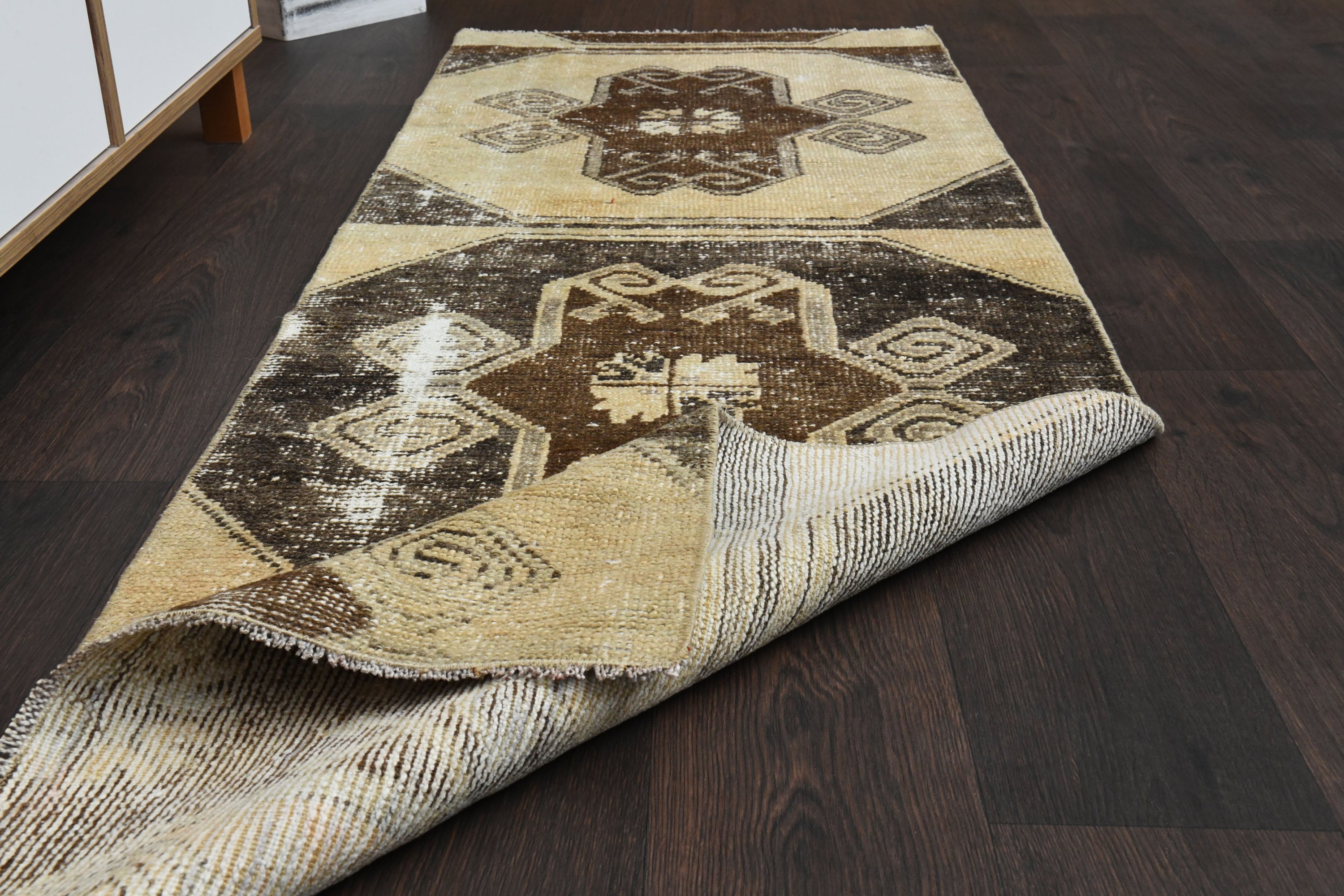 ヴィンテージ ラグ トルコ 長尺ランナー 83×379cm 56×187 ロング