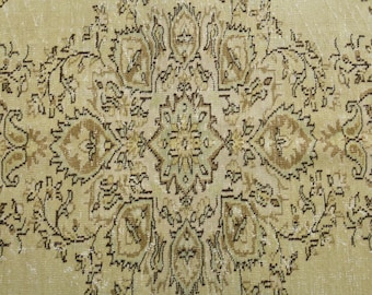 7x10 Oushak rug, Turkish rug, Anatolian wool rug, Vintage rug, Large rug, Living room rug, 7x10 Rug, Farmhouse decor, Area rug, 6.8x9.8 Ft