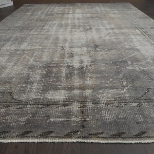 6x8 One of a kind, Vintage Turkish rug, Distressed rug, Antique rug, Oushak rug, Area rug, Oriental Rug, 6x8 Rug, Bohemian rug, 5.9x8.5 Ft
