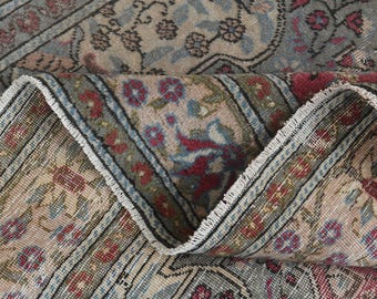 6x9 Pink Modern Vintage Turkish rug, Handmade Oushak Rug, Oriental Rug, Pastel Area Rug, 6x9 Rug, Wool rug, 6.3x9.2 Ft, Luxury Rug