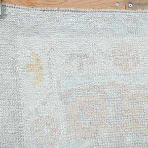 10x14 Original OUSHAK Vintage Rug, Turkish Rug, Pale Blue Rug, Handwoven, Dining Room Rug, Bohemian Rug, Hand-Knotted Wool, Area rug 10x13.5