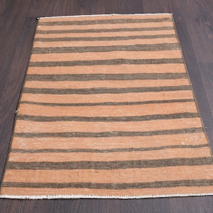 1.9x2.6 Ft Turkish vintage rug, Bath mat, Bathroom rug, Kitchen throw carpet, Door mat, Vintage small rug, 2x3 Rug, Boho decor, Entryway rug