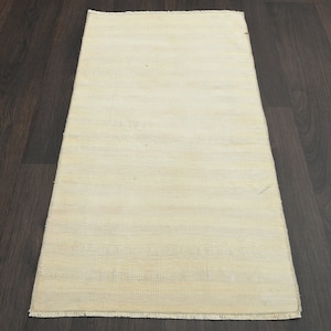 1.6x3.0 Turkish rug, Bath mat, Bathroom rug, Kitchen throw carpet, Door mat, Vintage small rug, 2x3 Rug, Farmhouse decor, Natural rug, Gift