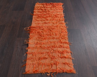 1.2x3.1 Turkish rug, Bath mat, Bathroom rug, Kitchen throw carpet, Door mat, Vintage small rug, One-of-a-Kind rug, Mini vintage doormat rug
