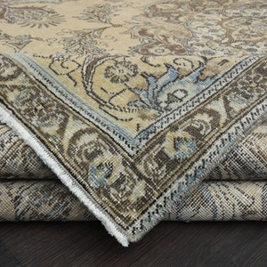 9.4x12.7 Ft Handmade Turkish rug, Anatolian carpet, Oversized rug, Area rug, Oushak rug, Large rug, Living room rug, 9x13 Rug, Bohemian rug