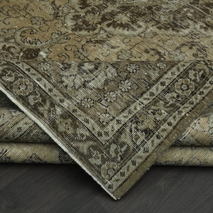 Türkischer Vintage Teppich 300x330, Türkischer Wollteppich, Handgeknüpfter Wollteppich, Handgeknüpfter Wollteppich, Handgeknüpfter Wollteppich, Handgeknüpfter Teppich