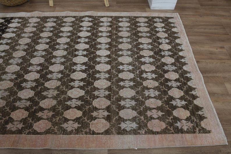 4.4x6.9 Ft, Turkish Vintage Rug, Traditional Rug, Turkish Vintage Rug ...