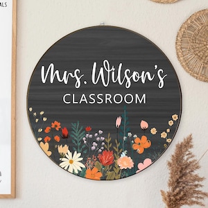 Personalized Classroom Door Decor, Office Door Sign, Welcome To Our Classroom Sign, Guidance Counselor Sign, Assistant Principal Door Decor