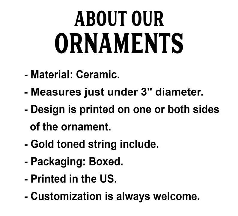 Custom Family Crossword Puzzle Art Ornament, Scrabble Christmas