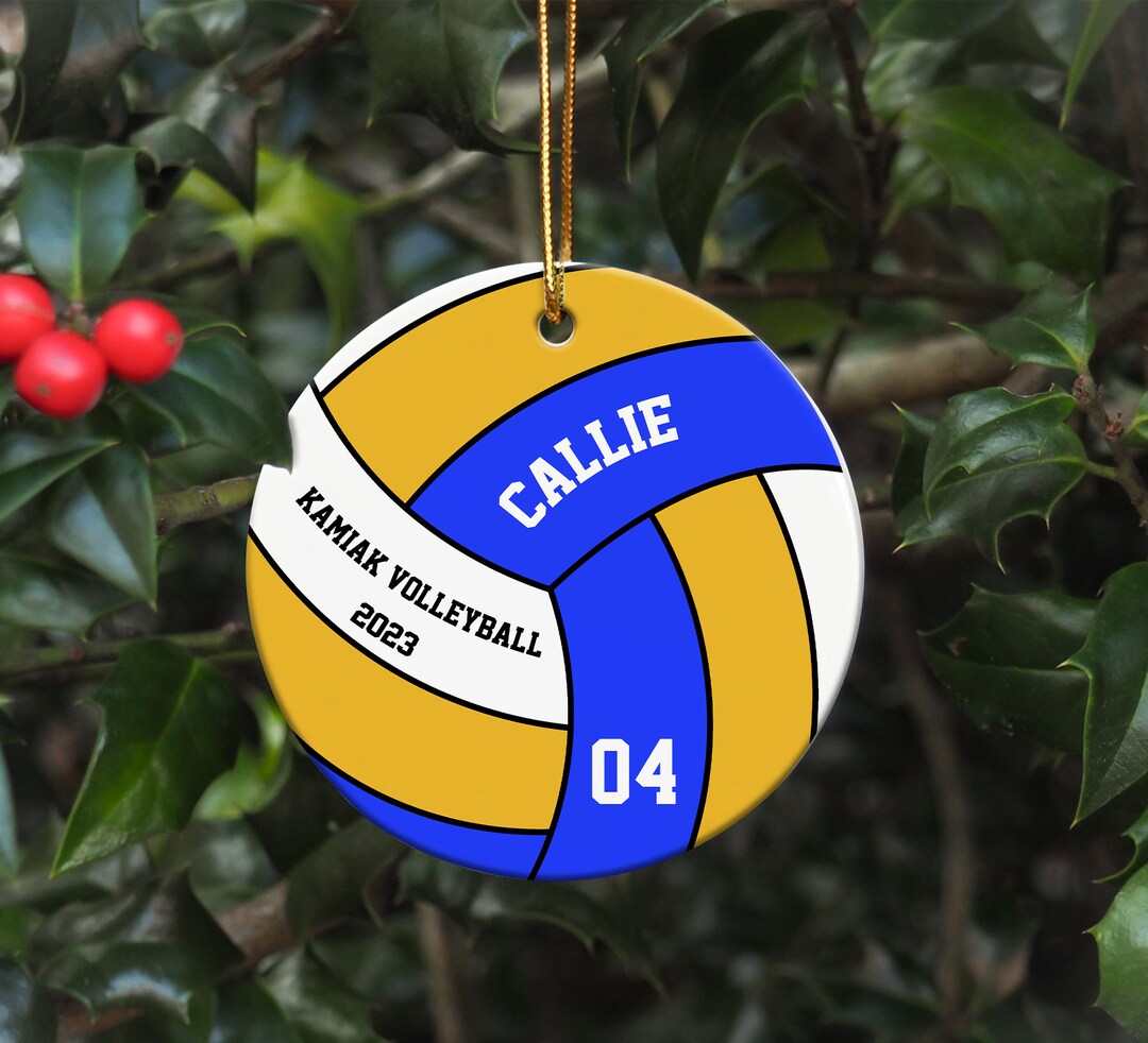 Personalized Volleyball Ornament 2023 Sports Ornament 2023, Christmas