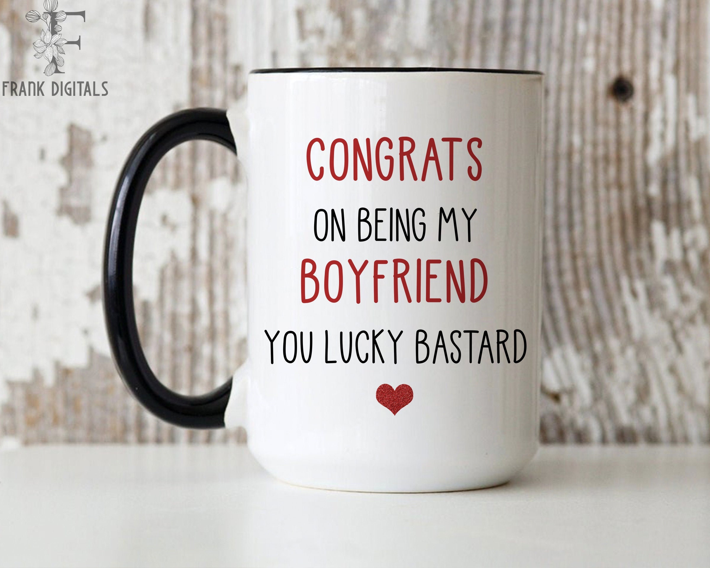 Fiance Gifts For Him Boyfriend Mug Valentines Day Gift For Husband Funny