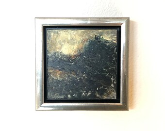 Contemporary Danish art "Memory Picture 20" - acrylic on canvas by John Hansen, Denmark 2022