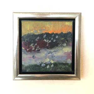 Contemporary Danish art &quot;Memory Picture 35&quot; - acrylic on canvas by John Hansen, Denmark 2022