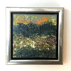 Contemporary Danish art &quot;Memory Picture 19&quot; - acrylic on canvas by John Hansen, Denmark 2022