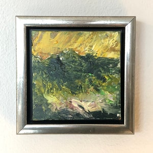 Contemporary Danish art &quot;Memory Picture 24&quot; - acrylic on canvas by John Hansen, Denmark 2022