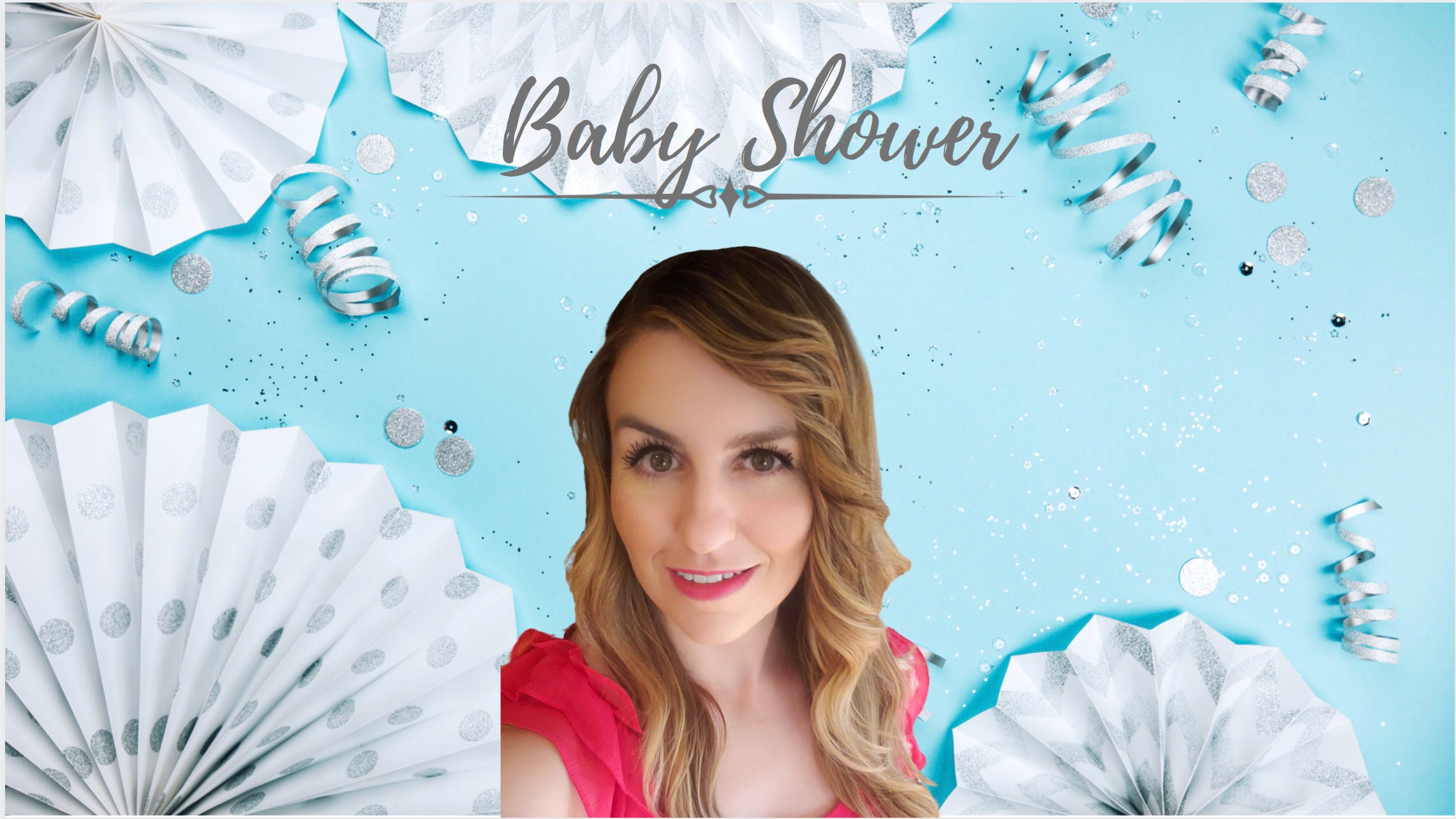 Boy Baby Shower Zoom Background Zoom Baby Shower Online Baby Etsy New