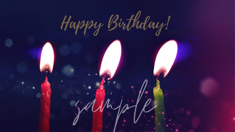Fond De Zoom De Joyeux Anniversaire Arriere Plan Virtuel De Etsy