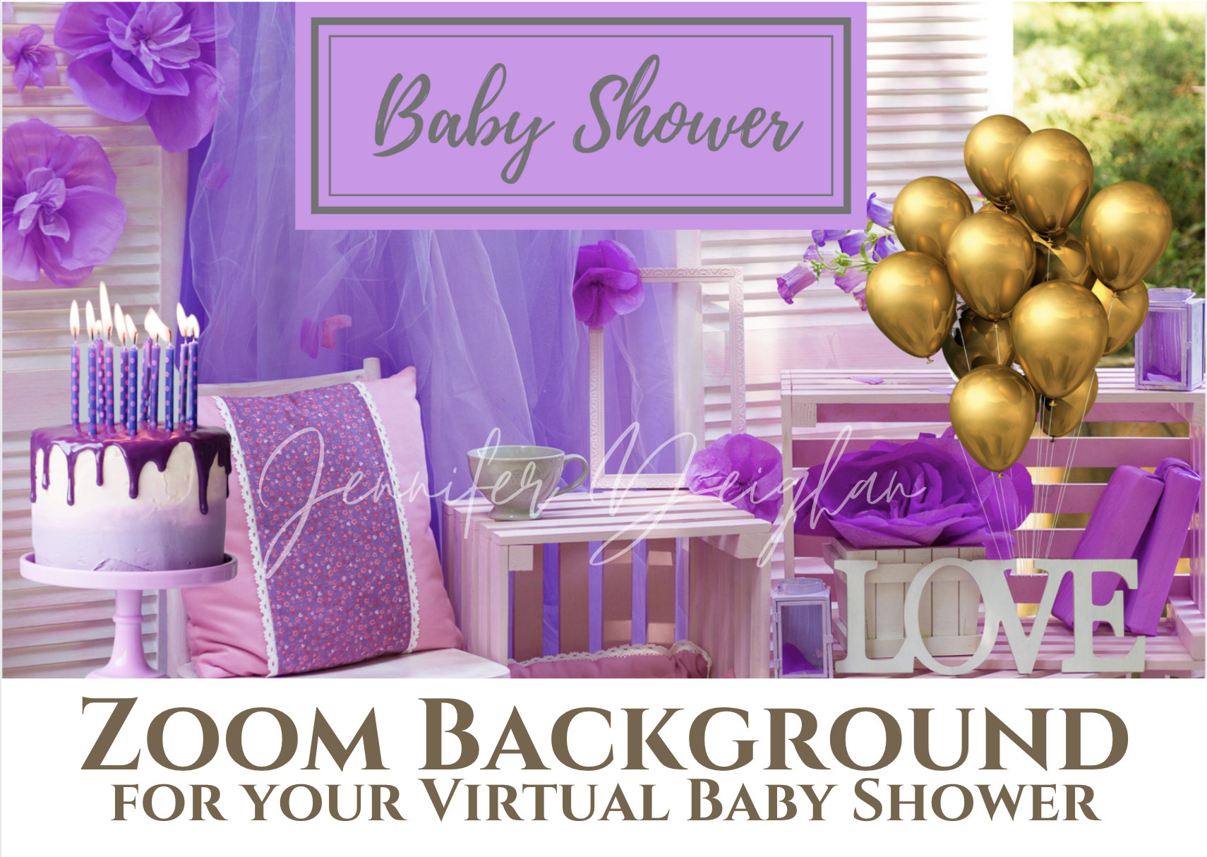 Baby Shower Zoom Backgrounds Virtualodge Images and Photos finder