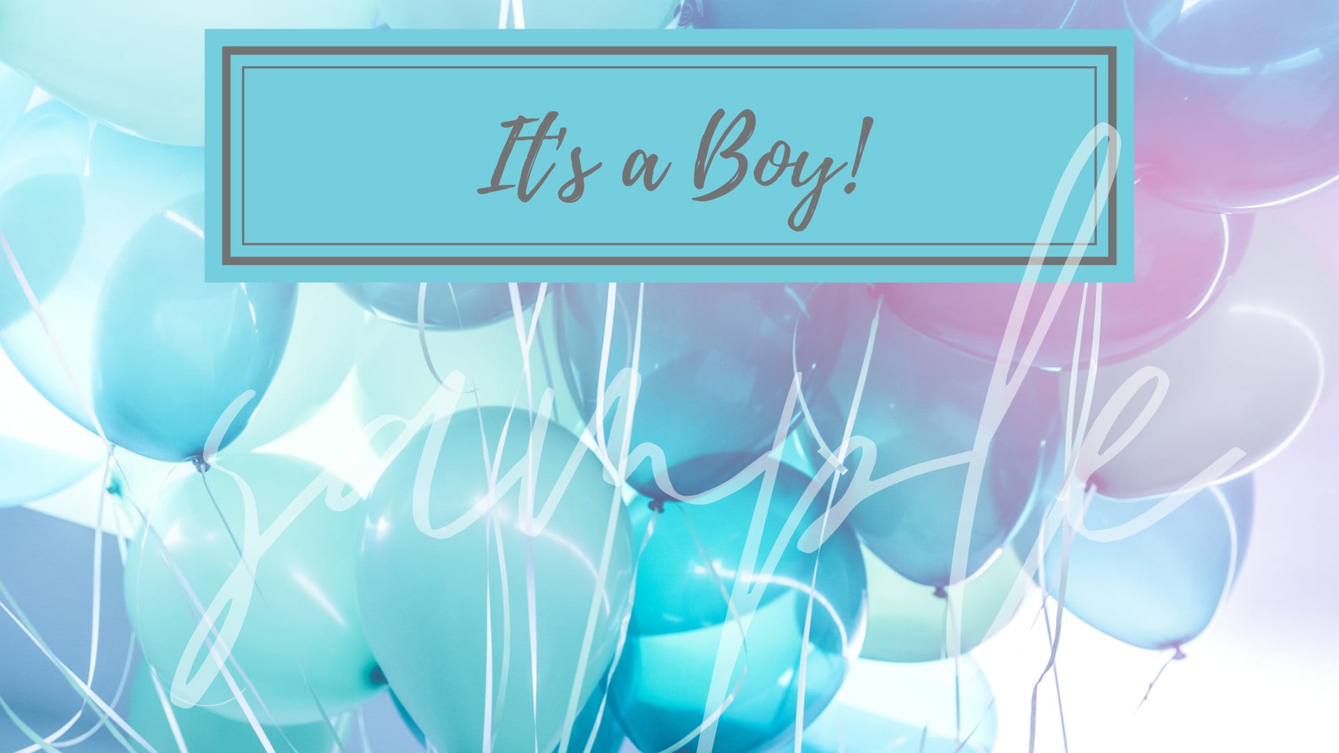 It's a Boy Zoom Baby Shower Background Zoom Online Baby Etsy
