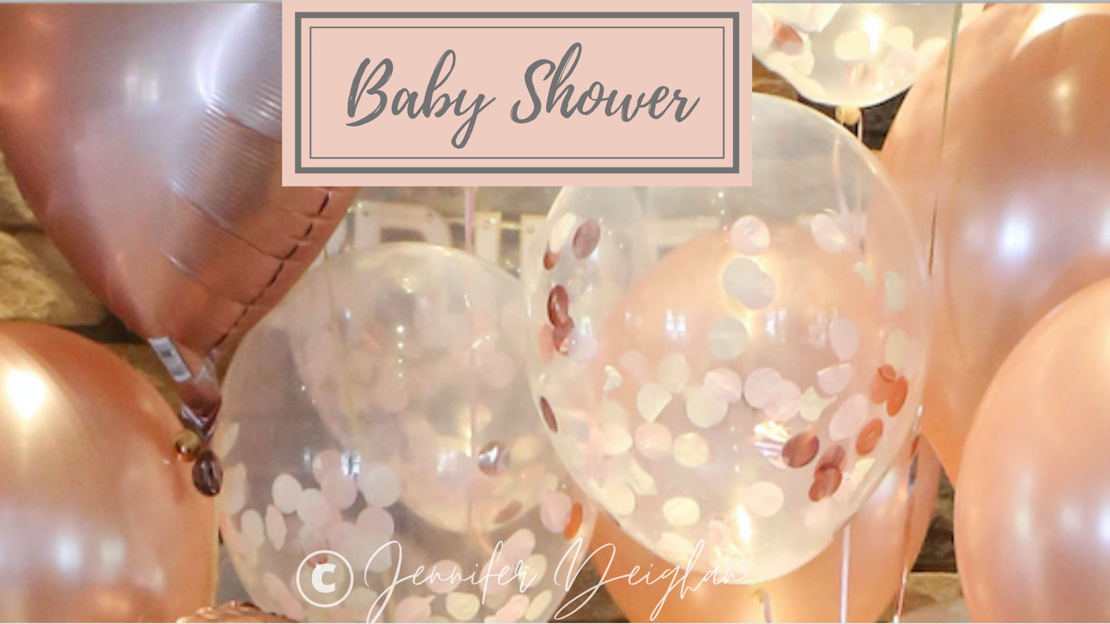 Baby Shower Zoom Background Zoom Girl Baby Shower Online Etsy Ireland