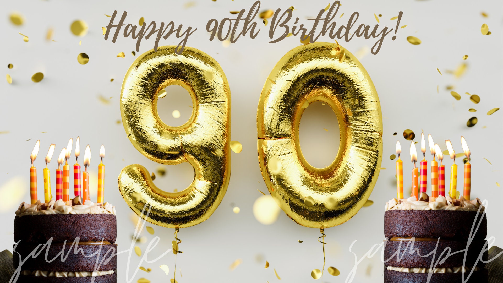 Happy 90th Birthday Background