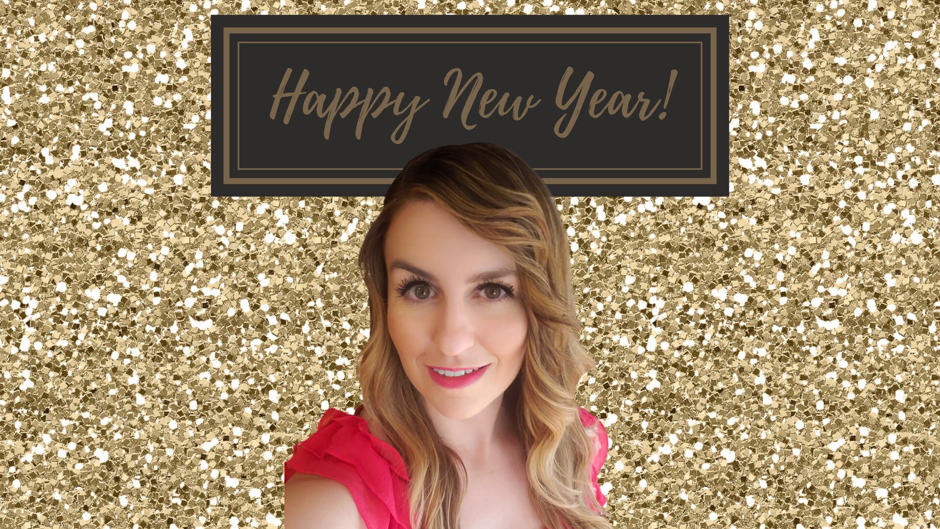 Happy New Year Zoom Background Zoom New Year's Banner Etsy Australia