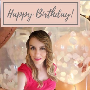 Fond De Zoom De Joyeux Anniversaire Arriere Plan Virtuel De Etsy