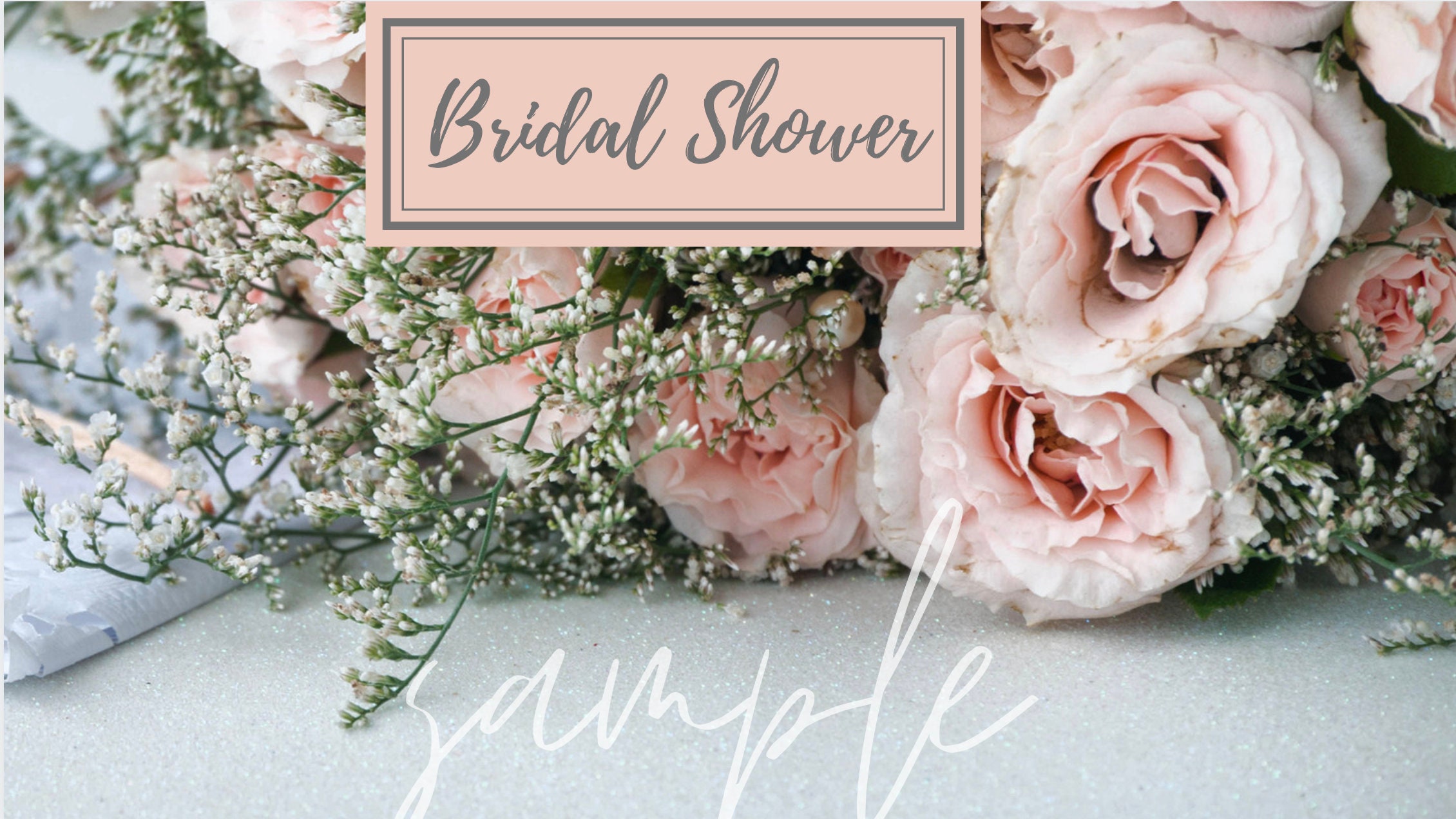 Free Zoom Background Wedding Shower