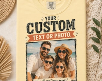 Custom Shirt, Personalized T-Shirt, Custom Logo Shirt, Business Merch Tshirt, Company Logo Tee, Custom Photo Shirt, Custom Text Tee
