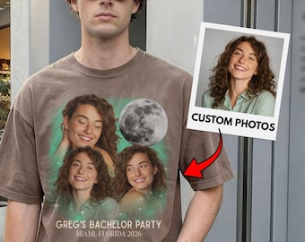Custom Picture Bachelor Party Shirts Groomsmen Proposal, Same Hole Forever Golf Custom Photo Shirt, Bootleg Shirt With Face Groomsman Gifts